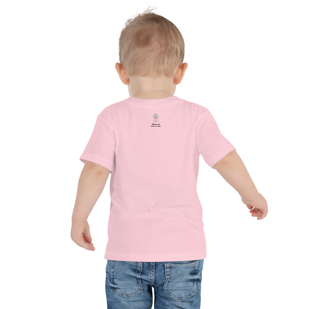 Flower child Vibe Toddler Short Sleeve Tee - Alivwood