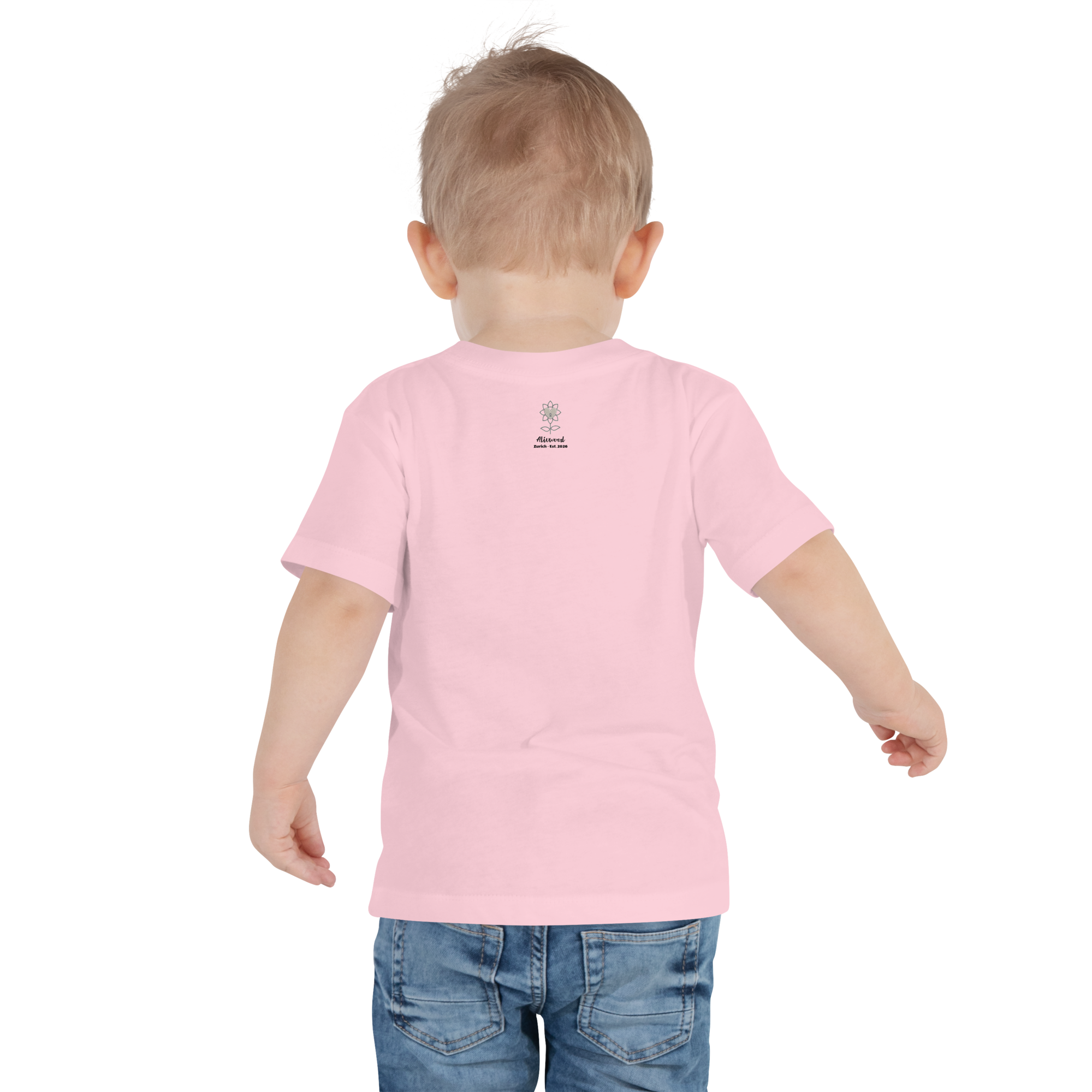 Flower child Vibe Toddler Short Sleeve Tee - Alivwood