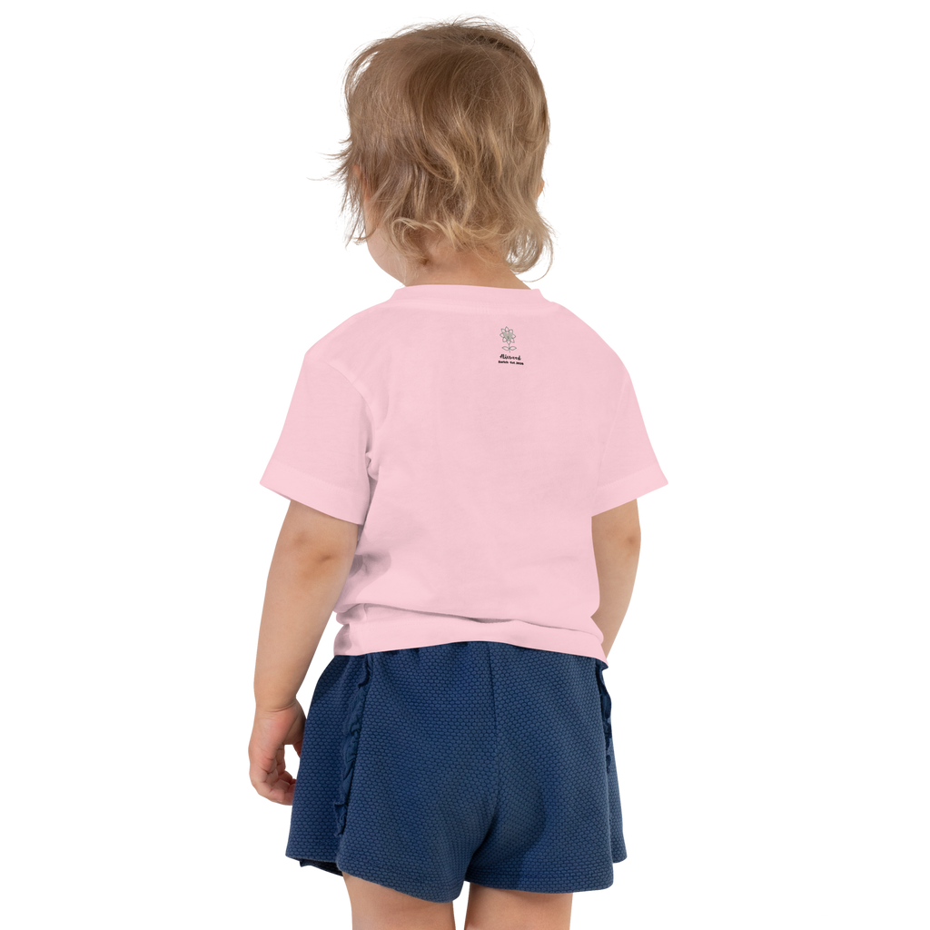 Alivwood funny flower Toddler Short Sleeve Tee - Alivwood
