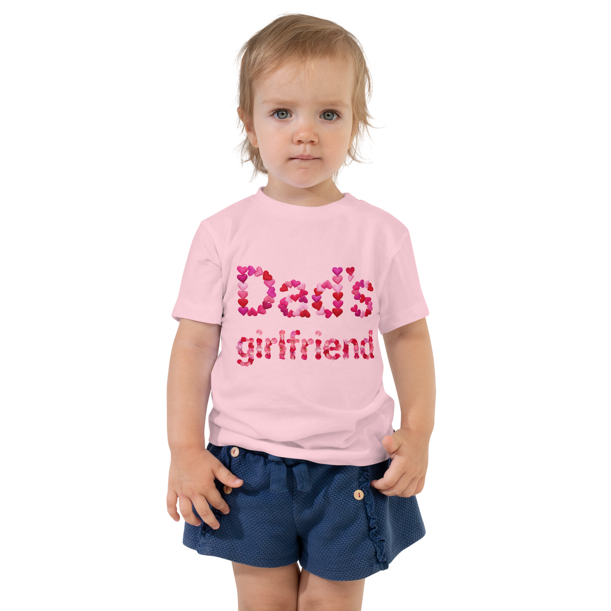 Dad's Girlfriend Toddler Short Sleeve Tee - Alivwood