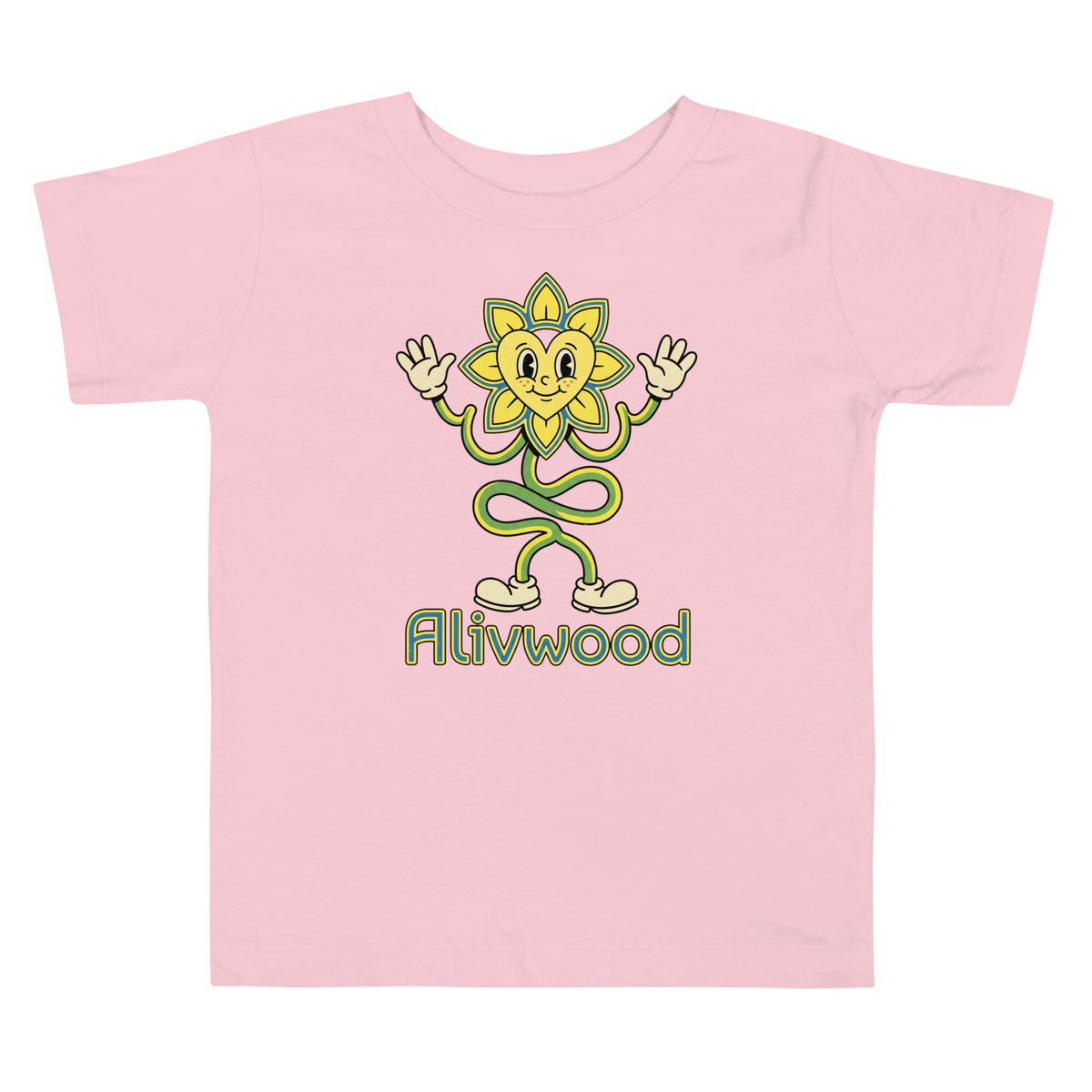 Alivwood cartoon Toddler Short Sleeve Tee - Alivwood