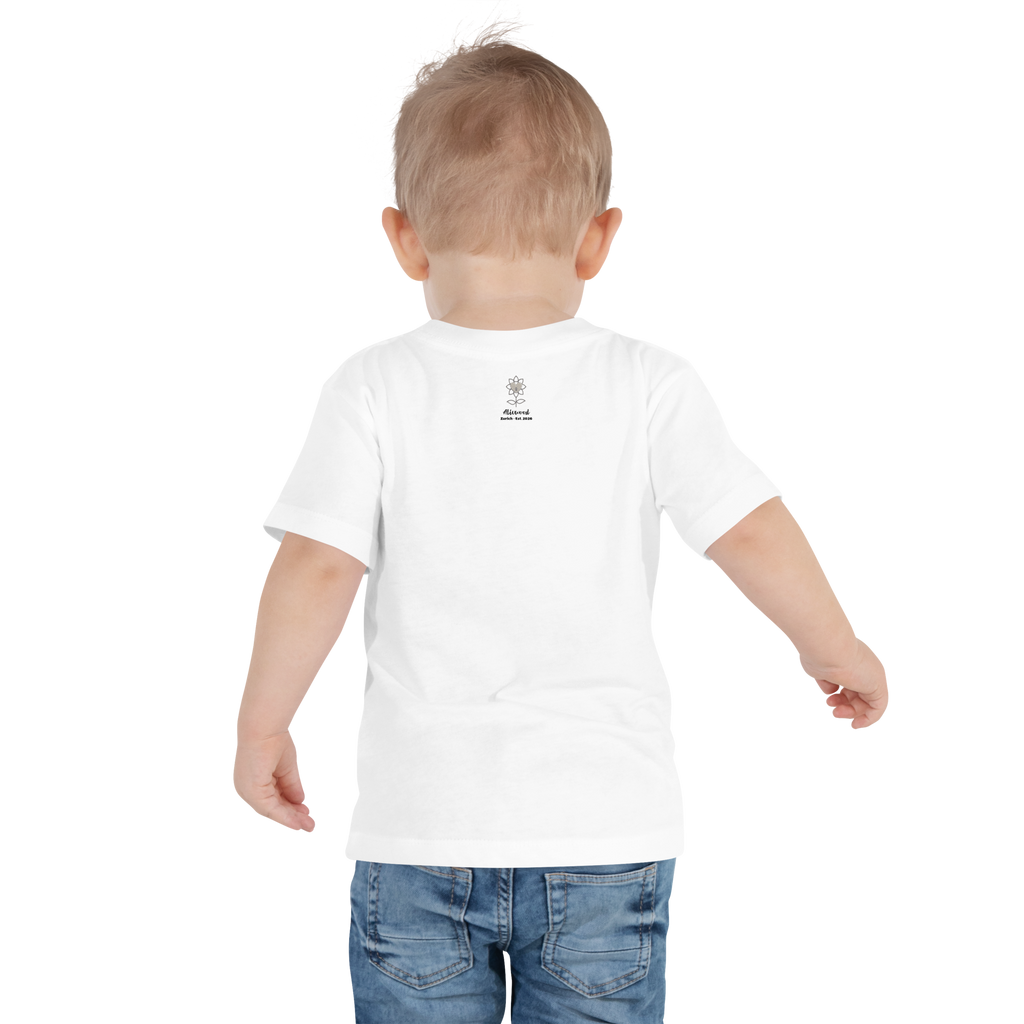 Flower child Vibe Toddler Short Sleeve Tee - Alivwood