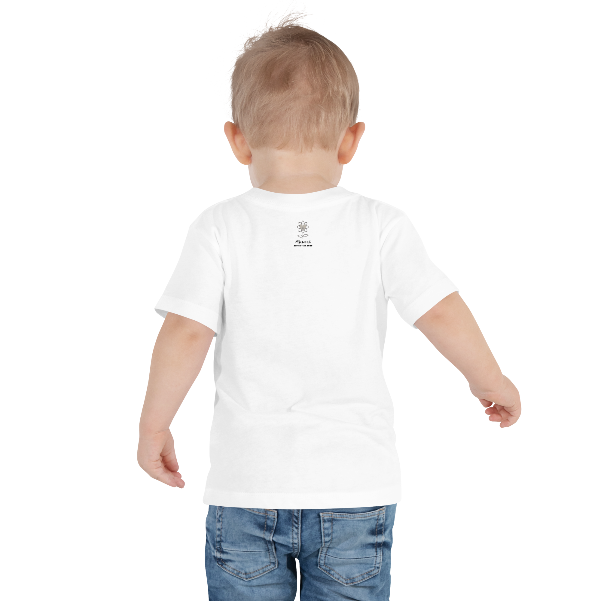 Flower child Vibe Toddler Short Sleeve Tee - Alivwood