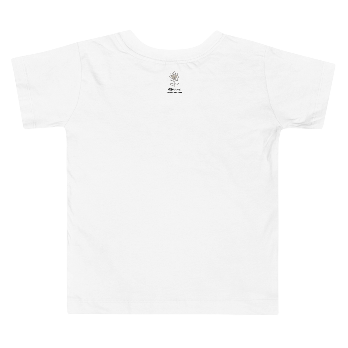 Sunflower kids playing Toddler Short Sleeve Tee - Alivwood