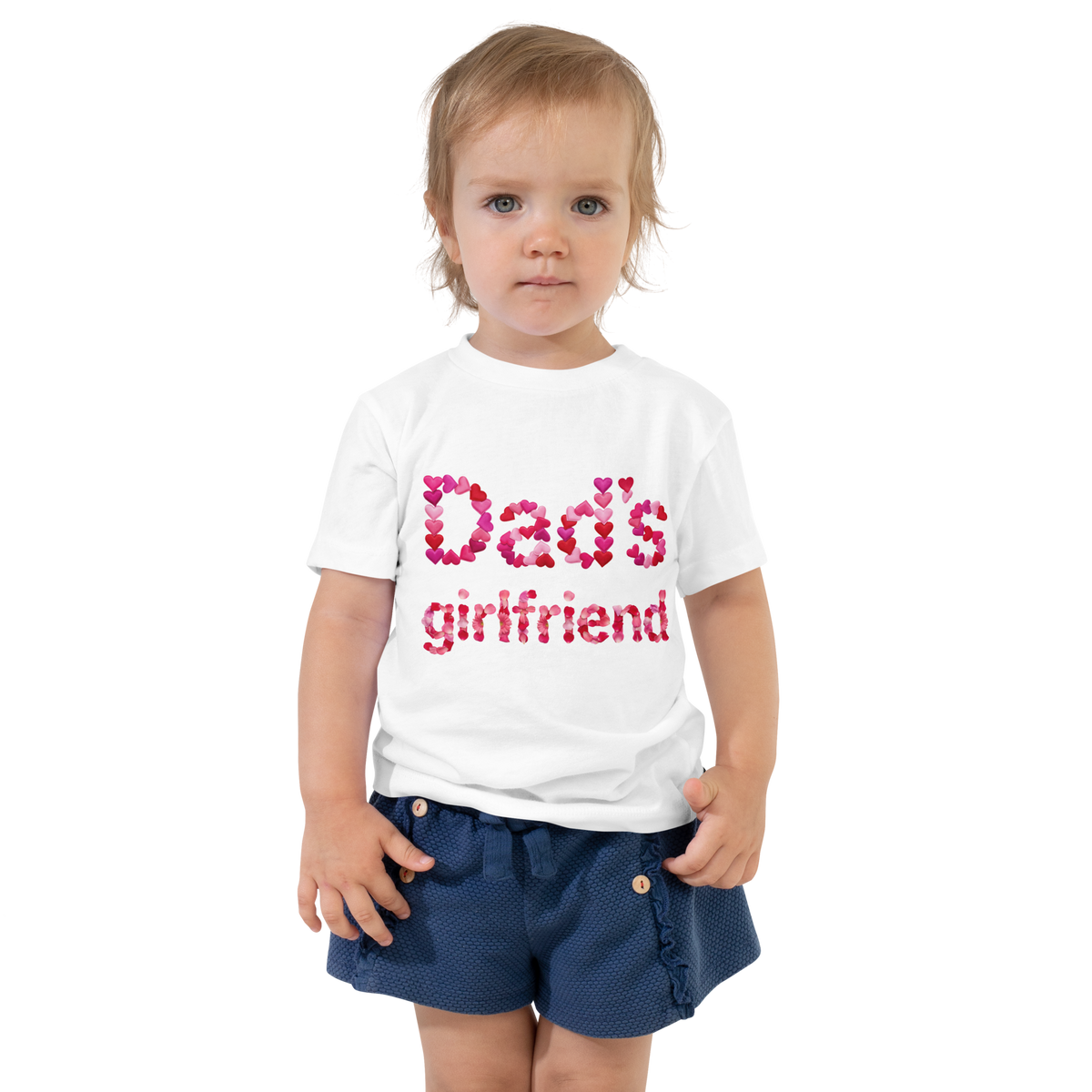 Dad's Girlfriend Toddler Short Sleeve Tee - Alivwood