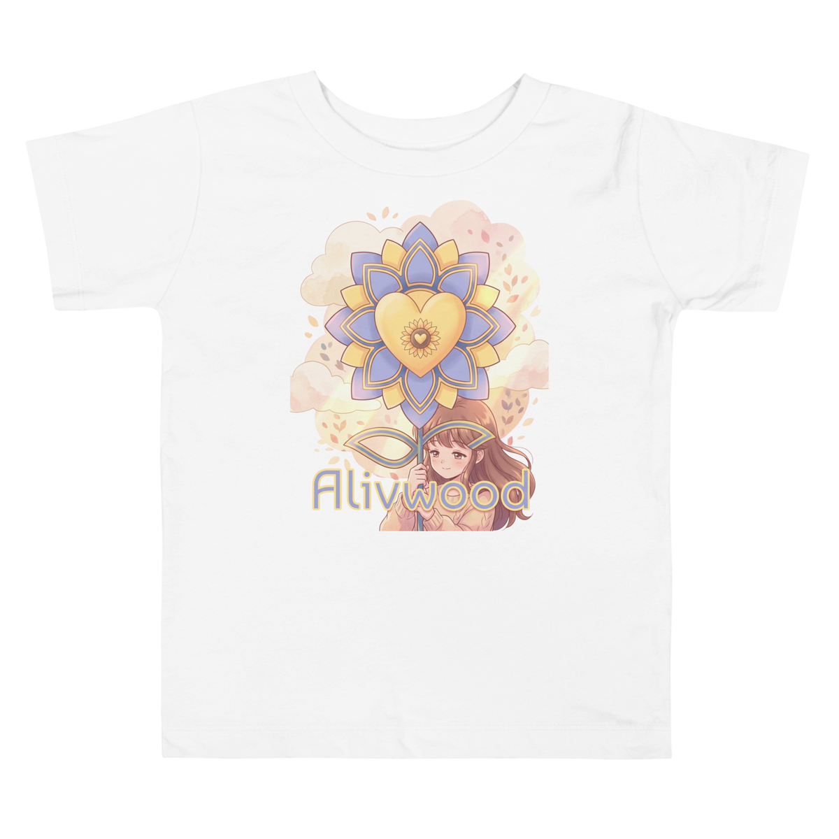 Alivwood Manga Toddler Short Sleeve Tee - Alivwood