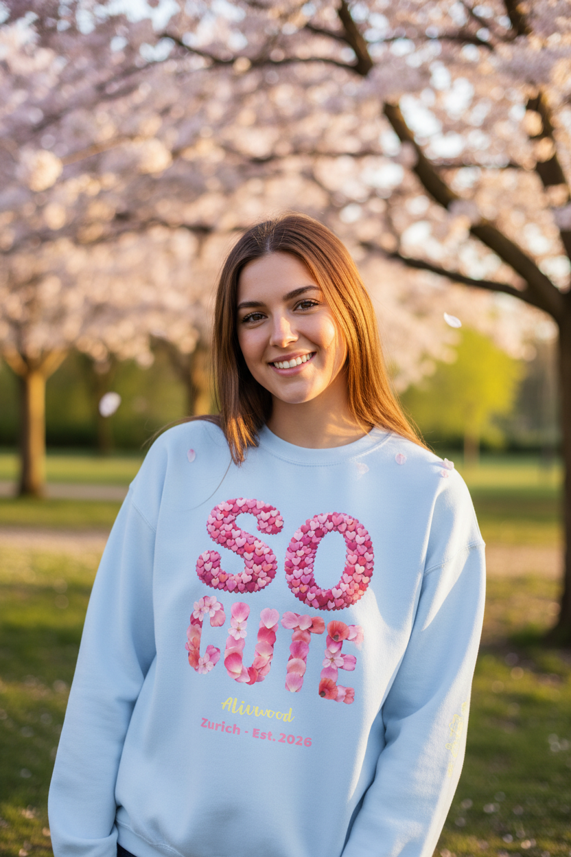 So cute Unisex Sweatshirt - Alivwood