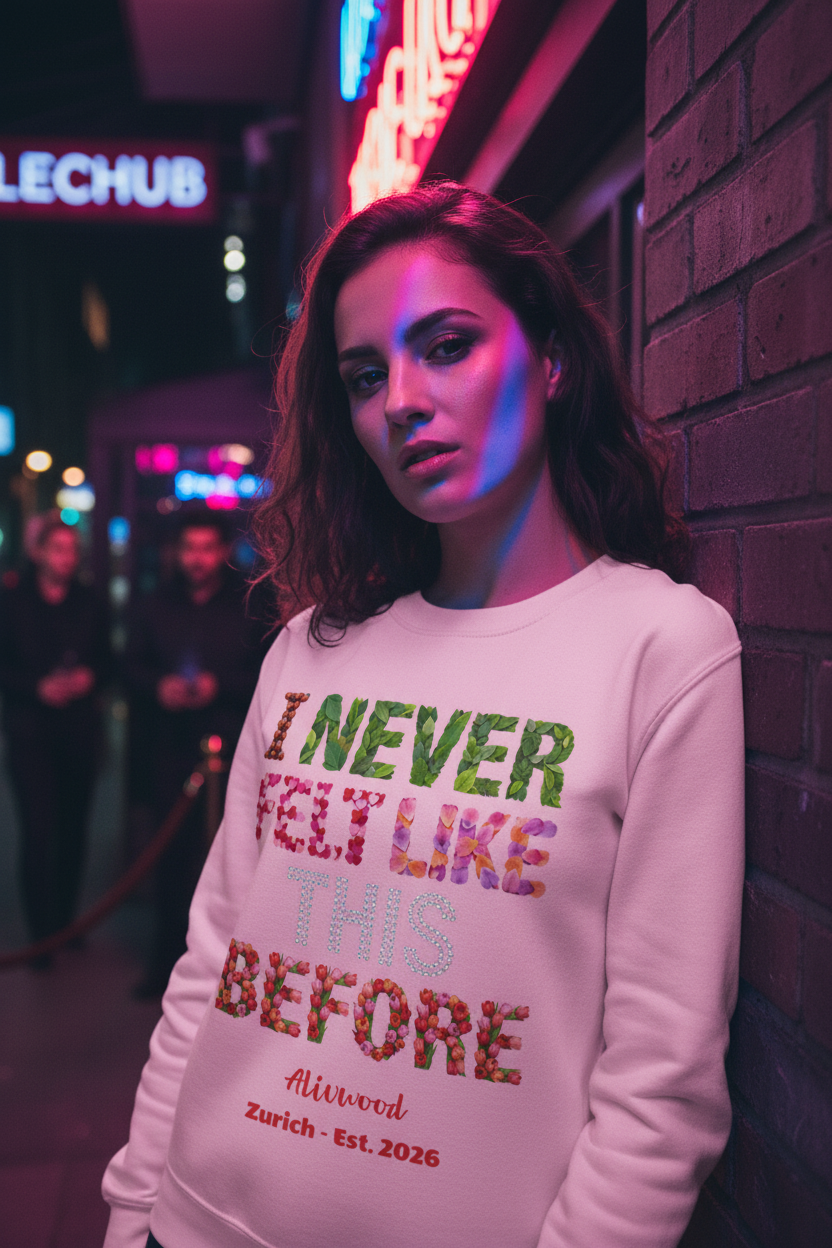 Never felt like this before Unisex Sweatshirt - Alivwood