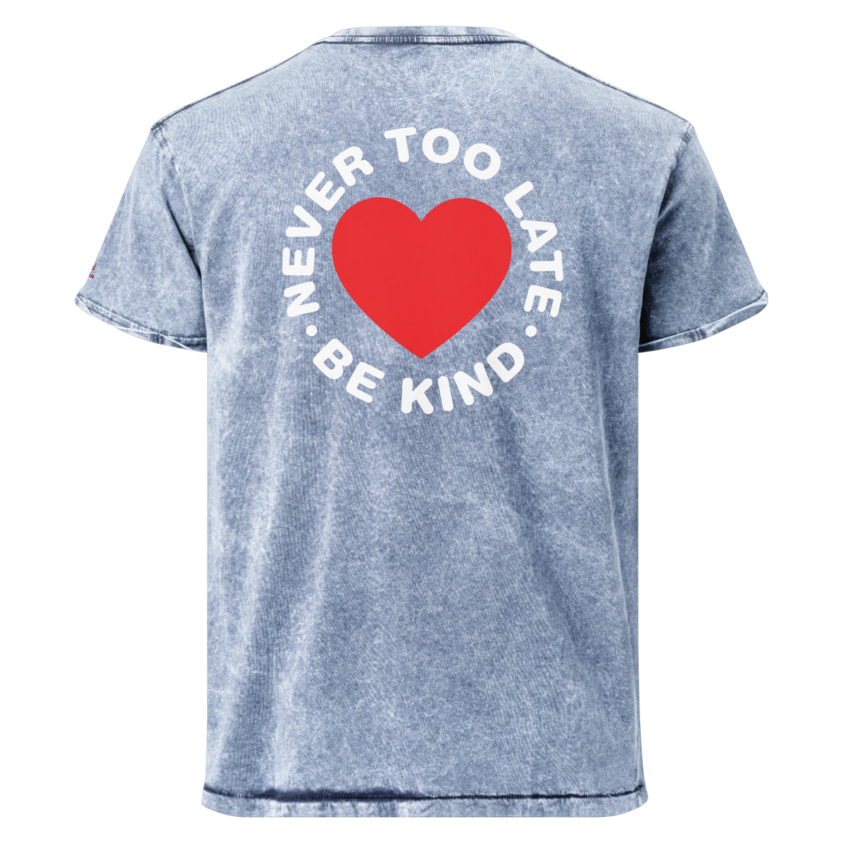 Never too late Denim T-Shirt - Alivwood