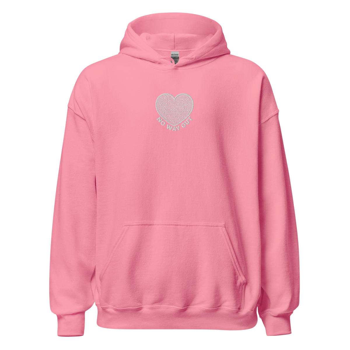 No Way Out Embroidery Unisex Hoodie - Alivwood