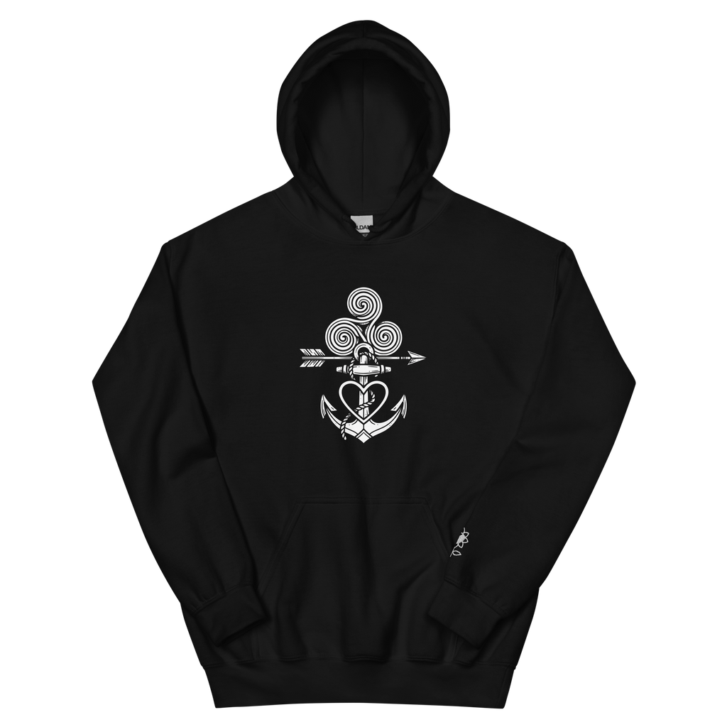 Tatoo AnchorArrowTriskelionHeart Unisex Hoodie - Alivwood