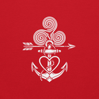 Tatoo AnchorArrowTriskelionHeart Unisex Hoodie - Alivwood