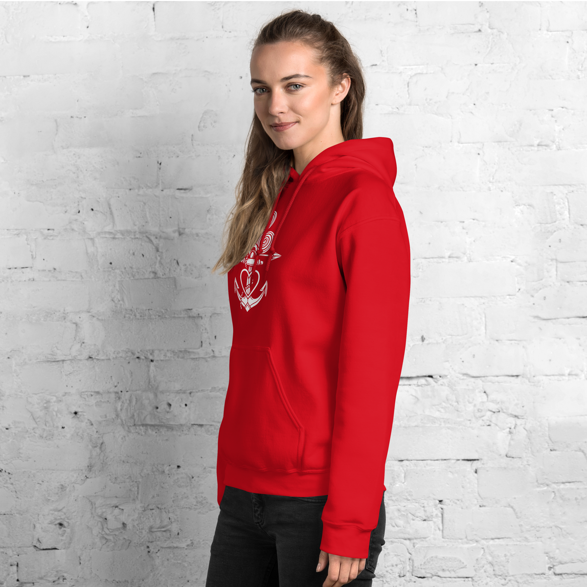 Tatoo AnchorArrowTriskelionHeart Unisex Hoodie - Alivwood