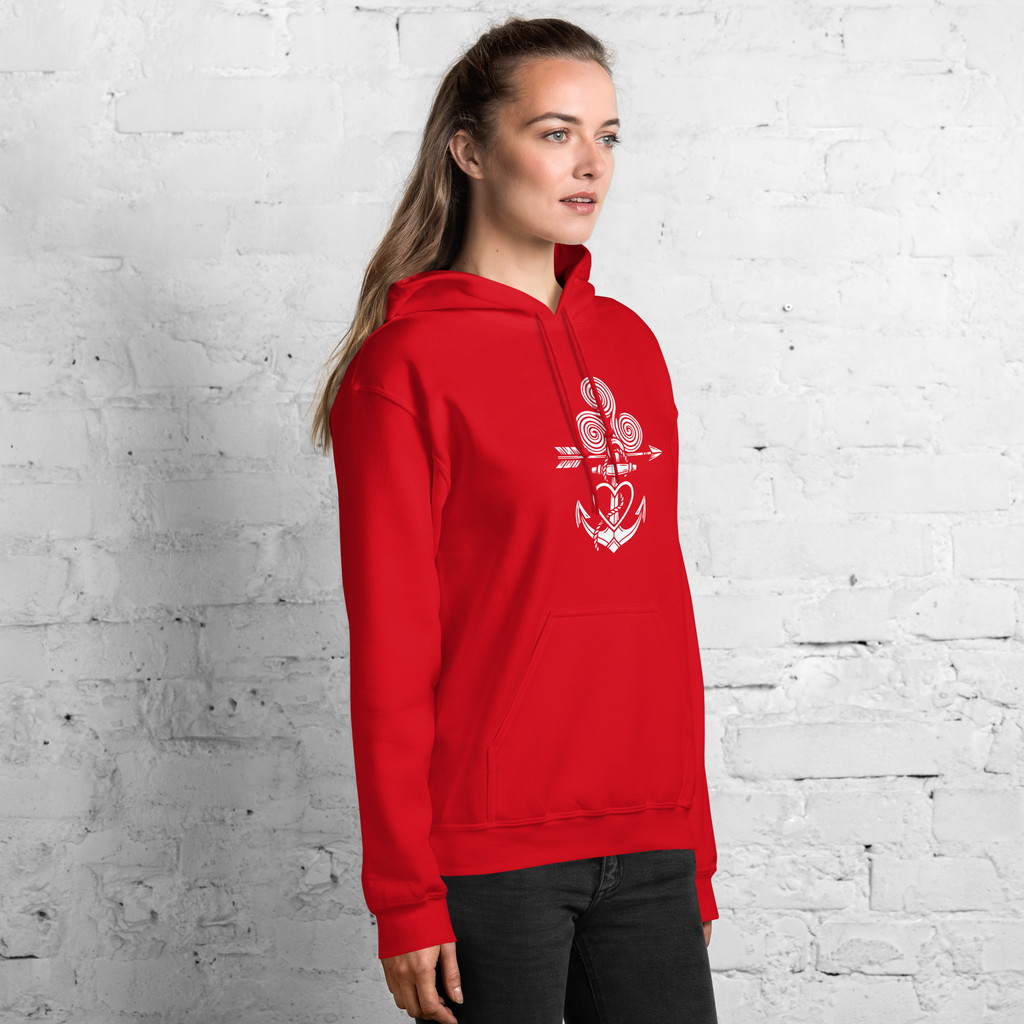Tatoo AnchorArrowTriskelionHeart Unisex Hoodie - Alivwood