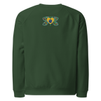 Brazil Samba Unisex organic raglan sweatshirt - Alivwood