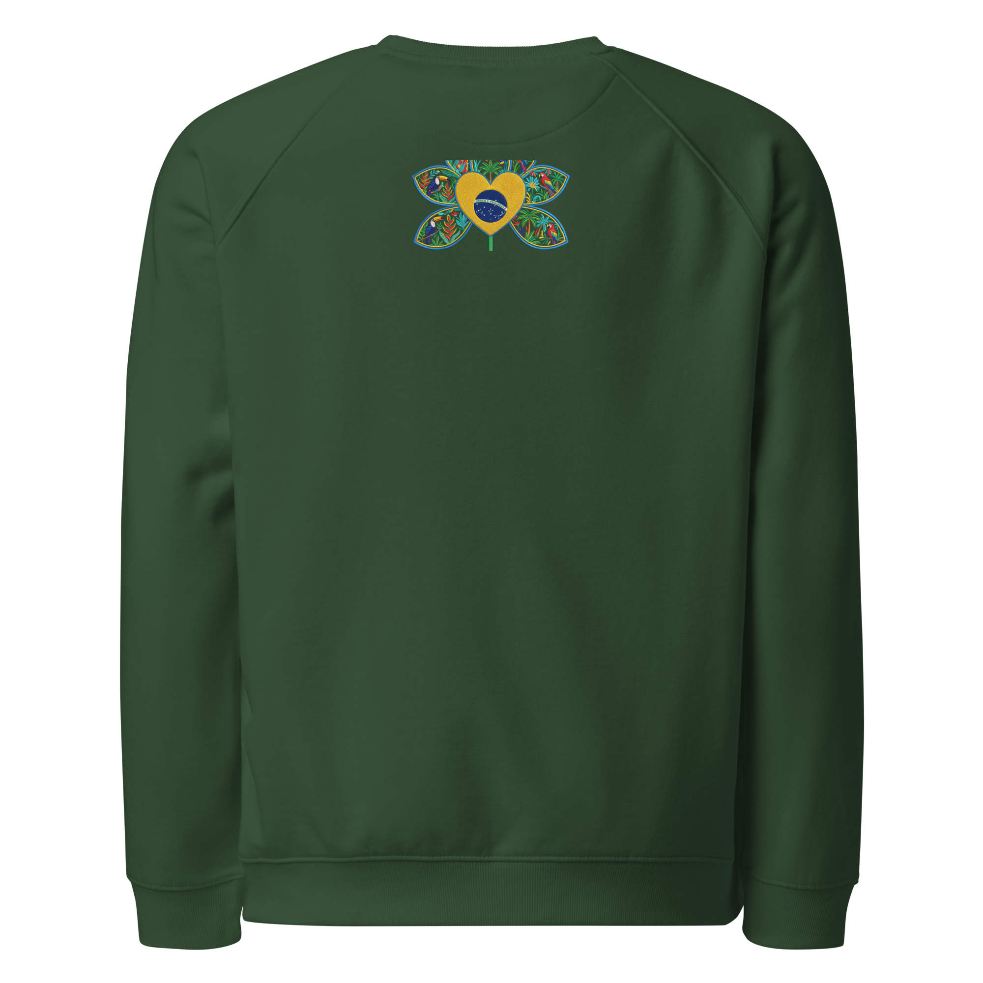Brazil Samba Unisex organic raglan sweatshirt - Alivwood