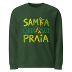 Brazil Samba Unisex organic raglan sweatshirt - Alivwood