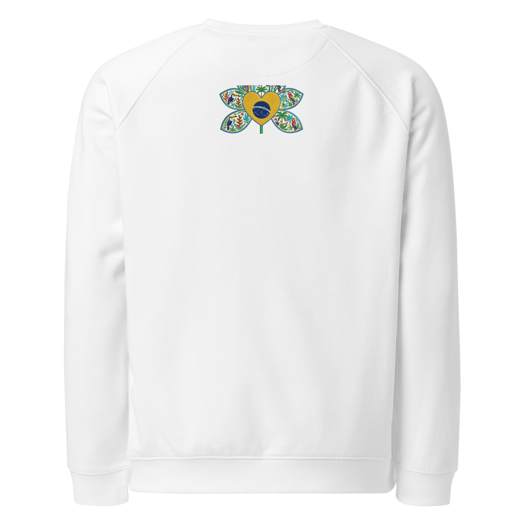 Brazil Samba Unisex organic raglan sweatshirt - Alivwood