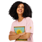 With and without you Unisex organic ribbed neck t-shirt - Alivwood