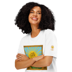 With and without you Unisex organic ribbed neck t-shirt - Alivwood
