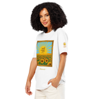 With and without you Unisex organic ribbed neck t-shirt - Alivwood