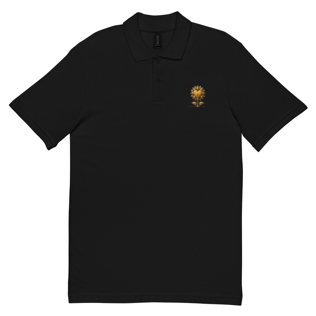 Structure and Soul Unisex pique polo shirt - Alivwood
