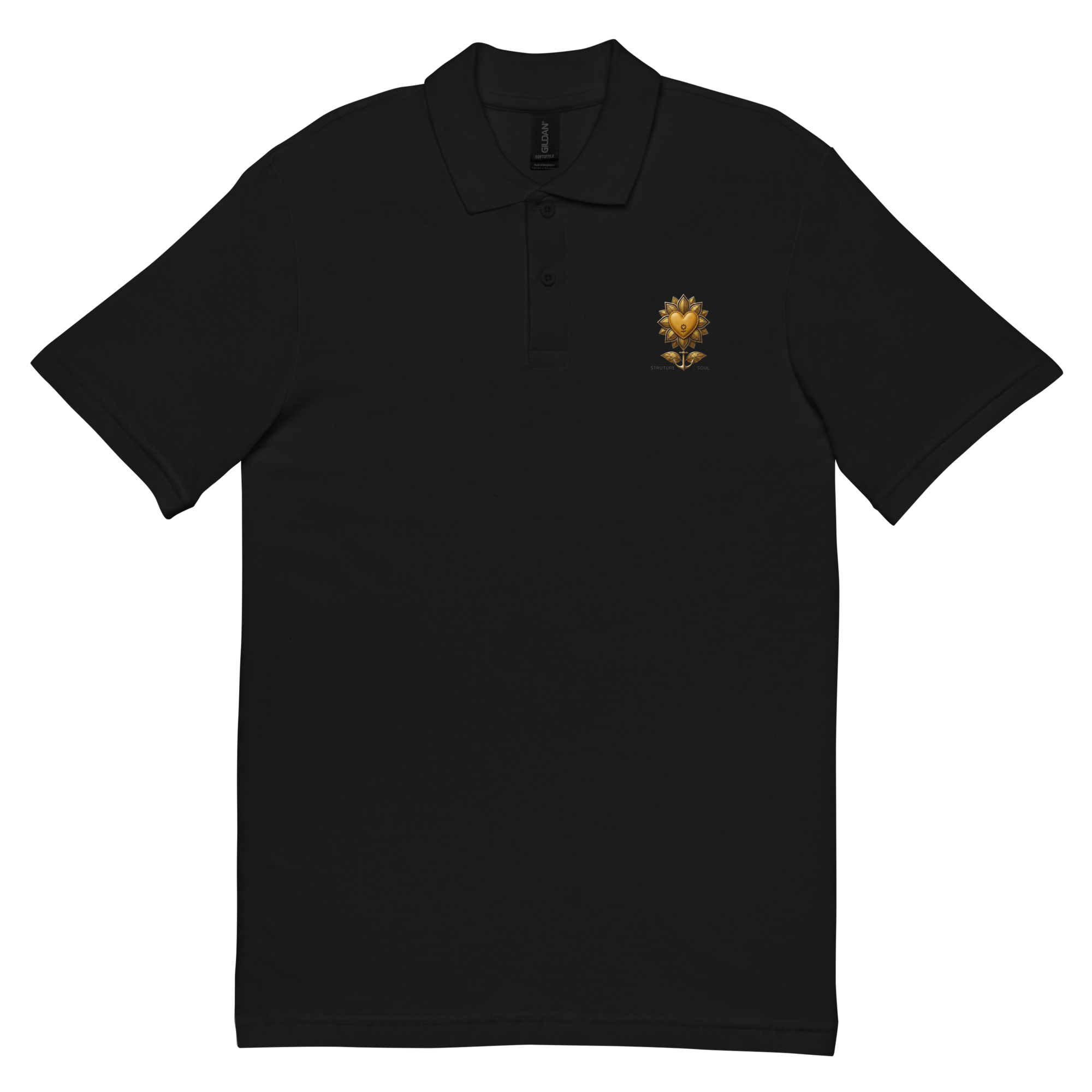 Structure and Soul Unisex pique polo shirt - Alivwood