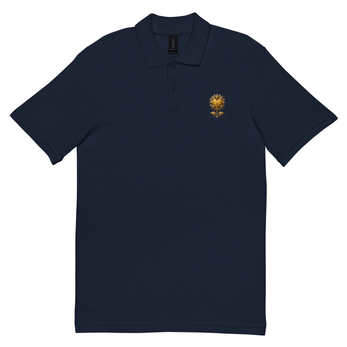 Structure and Soul Unisex pique polo shirt - Alivwood