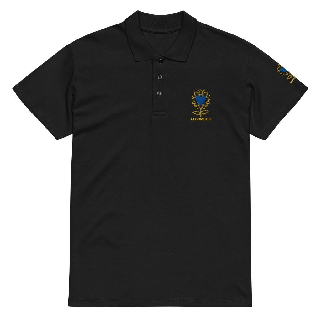 Alivwood Sunflower Polo — Embroidery Edition - Alivwood