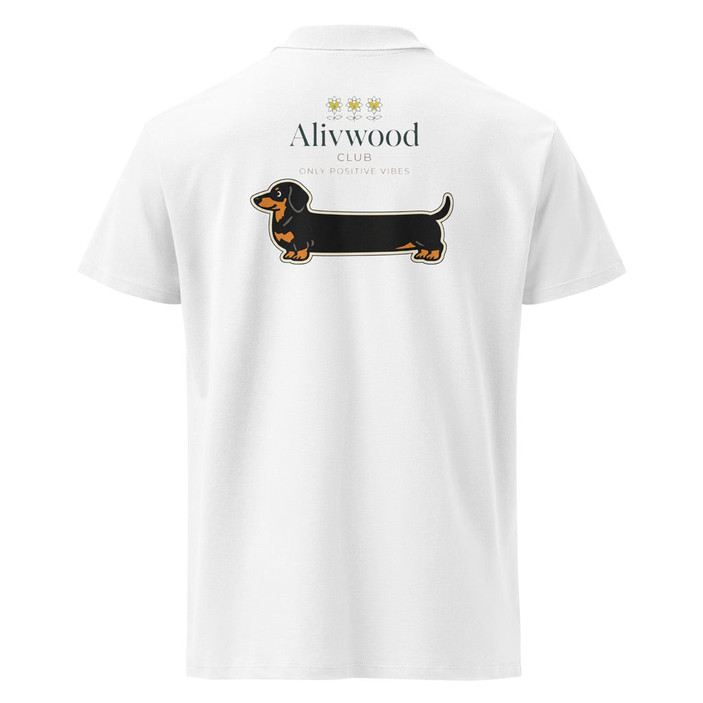 SausageDog Premium pique polo shirt - Alivwood