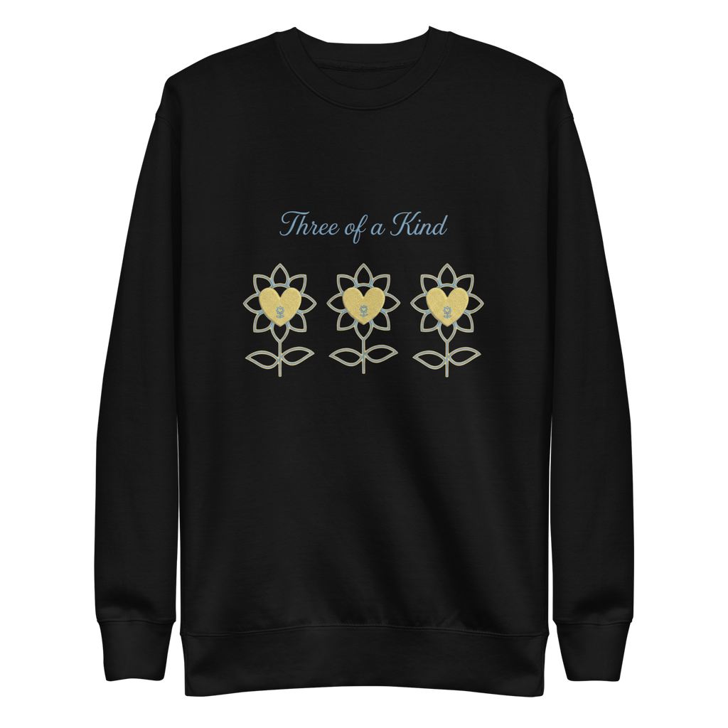 Three OK Unisex Premium Sweatshirt - Alivwood