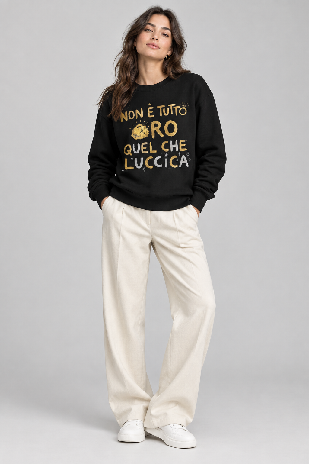 Non è tutto ORO Unisex Premium Sweatshirt - Alivwood