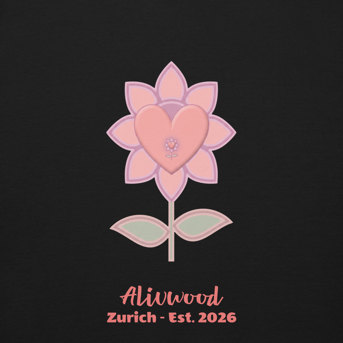 Alivwood Pink Unisex Premium Sweatshirt - Alivwood