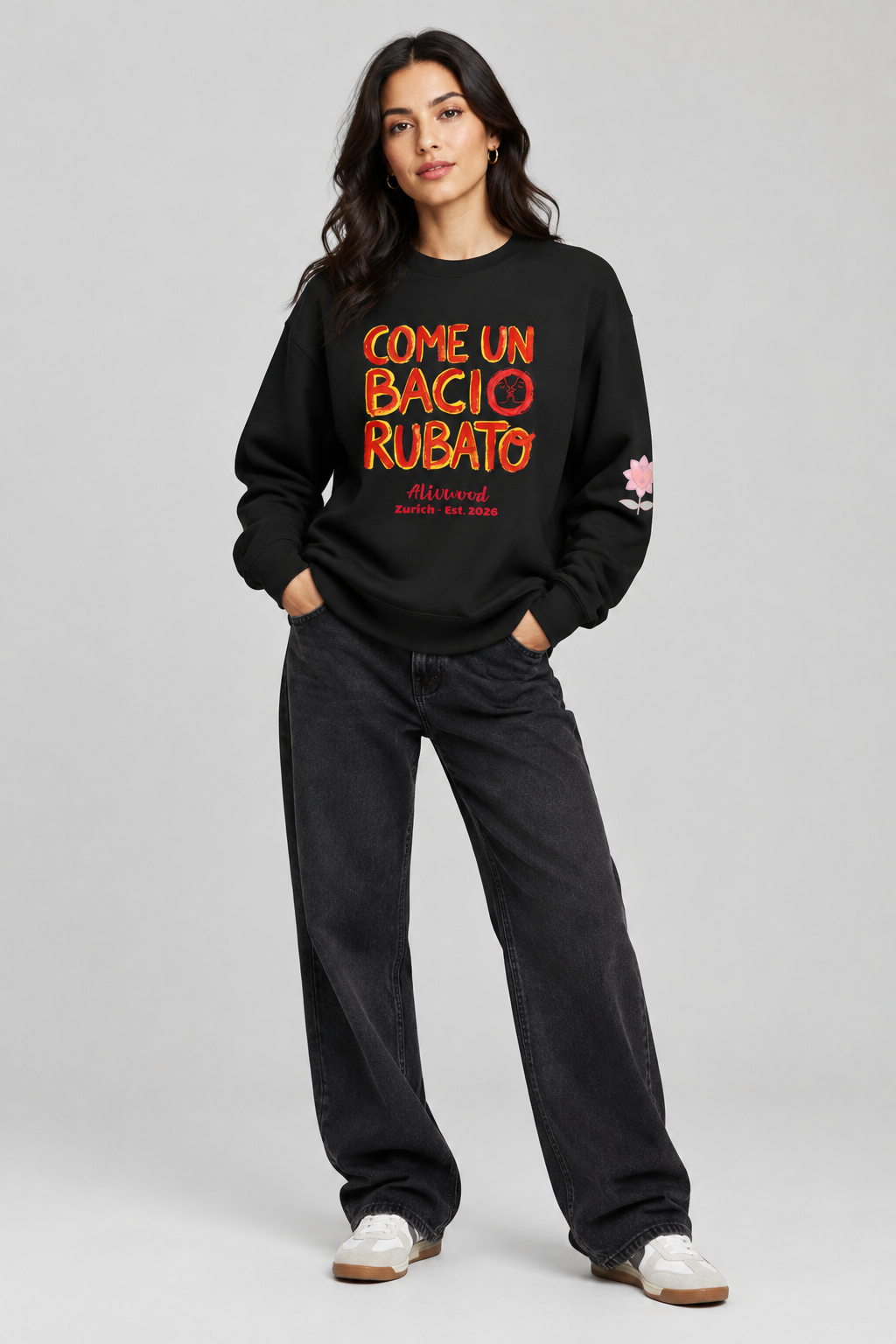 Come un bacio rubato Unisex Premium Sweatshirt - Alivwood