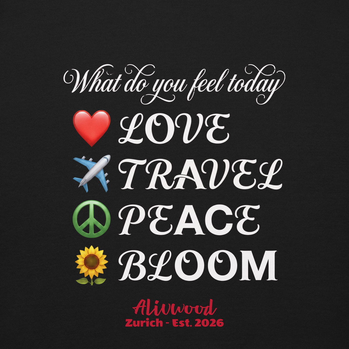 What do you feel today Unisex Premium Sweatshirt - Alivwood