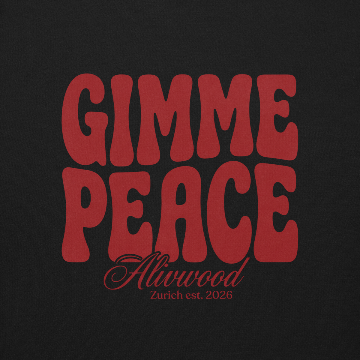 Gimme Peace Unisex Premium Sweatshirt - Alivwood
