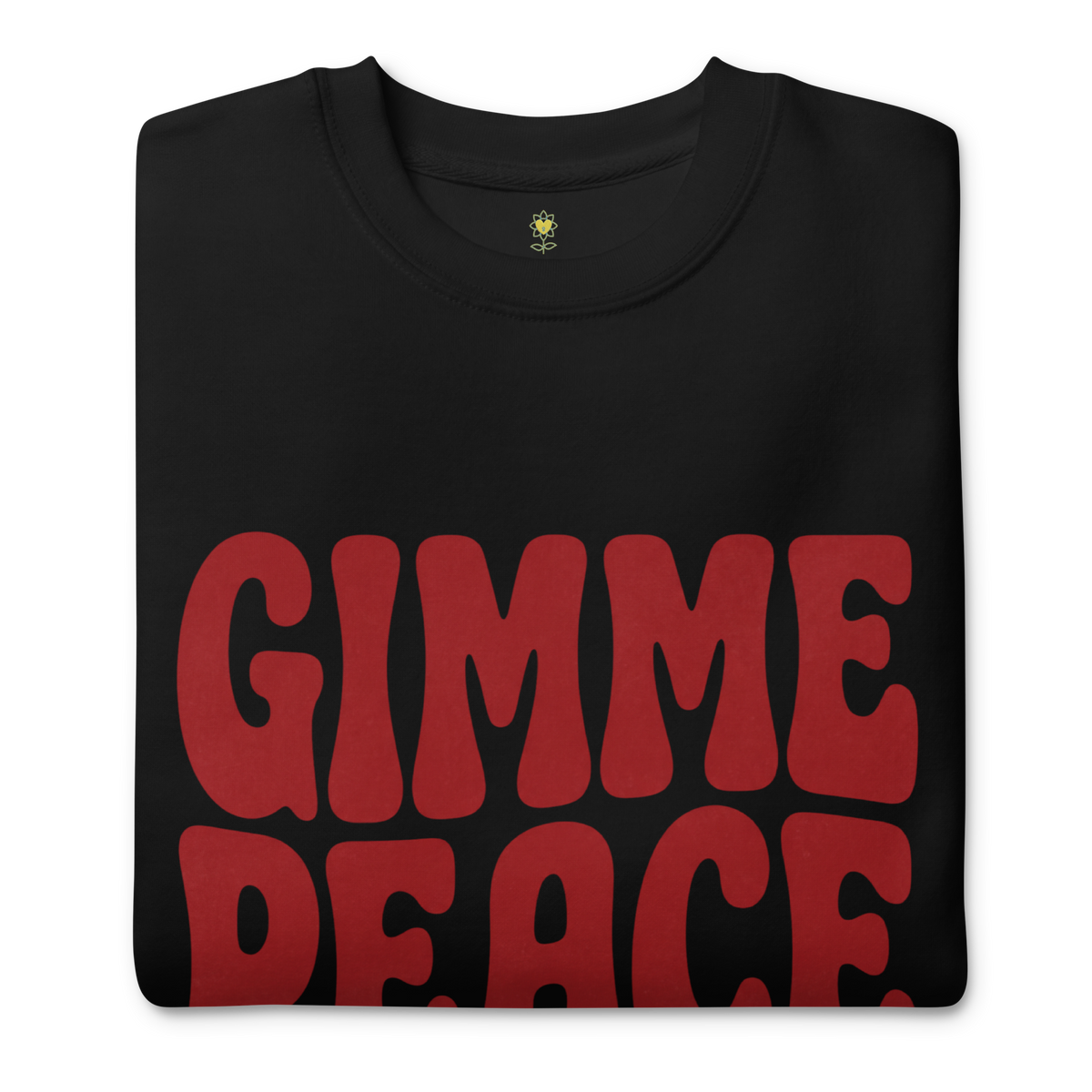 Gimme Peace Unisex Premium Sweatshirt - Alivwood