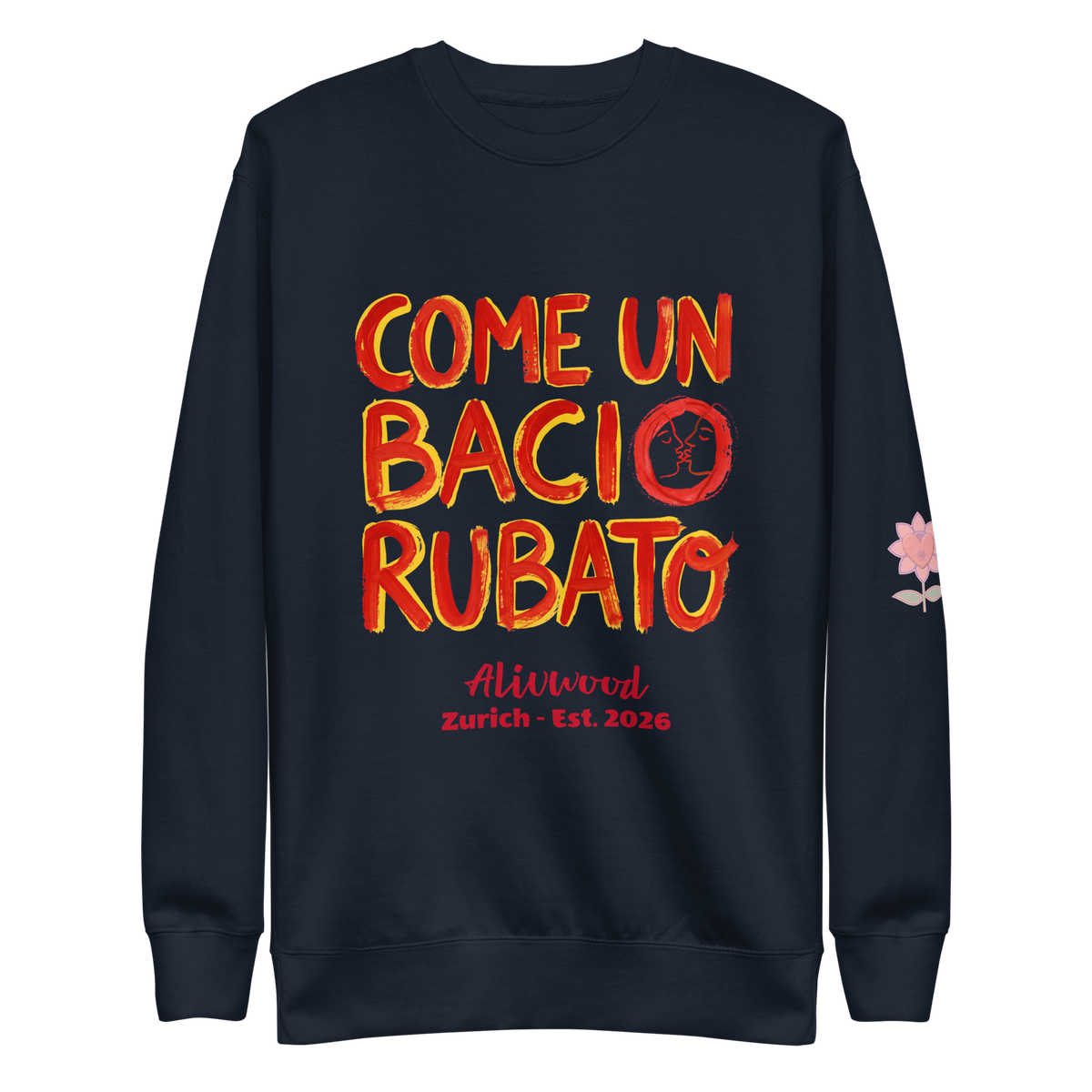 Come un bacio rubato Unisex Premium Sweatshirt - Alivwood