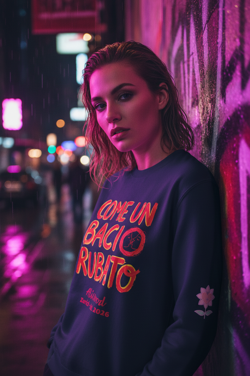 Come un bacio rubato Unisex Premium Sweatshirt - Alivwood