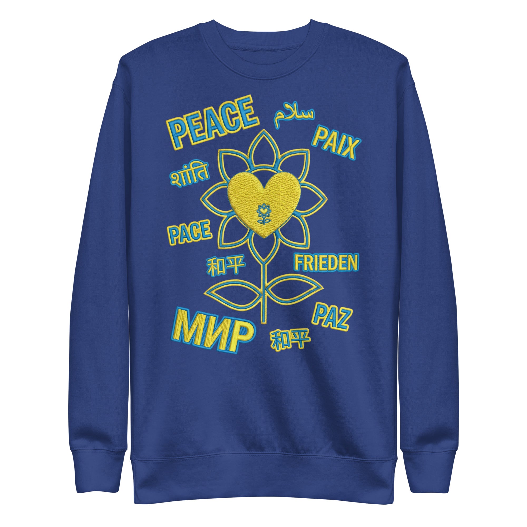 FlowerPeace Unisex Premium Sweatshirt UA - Alivwood