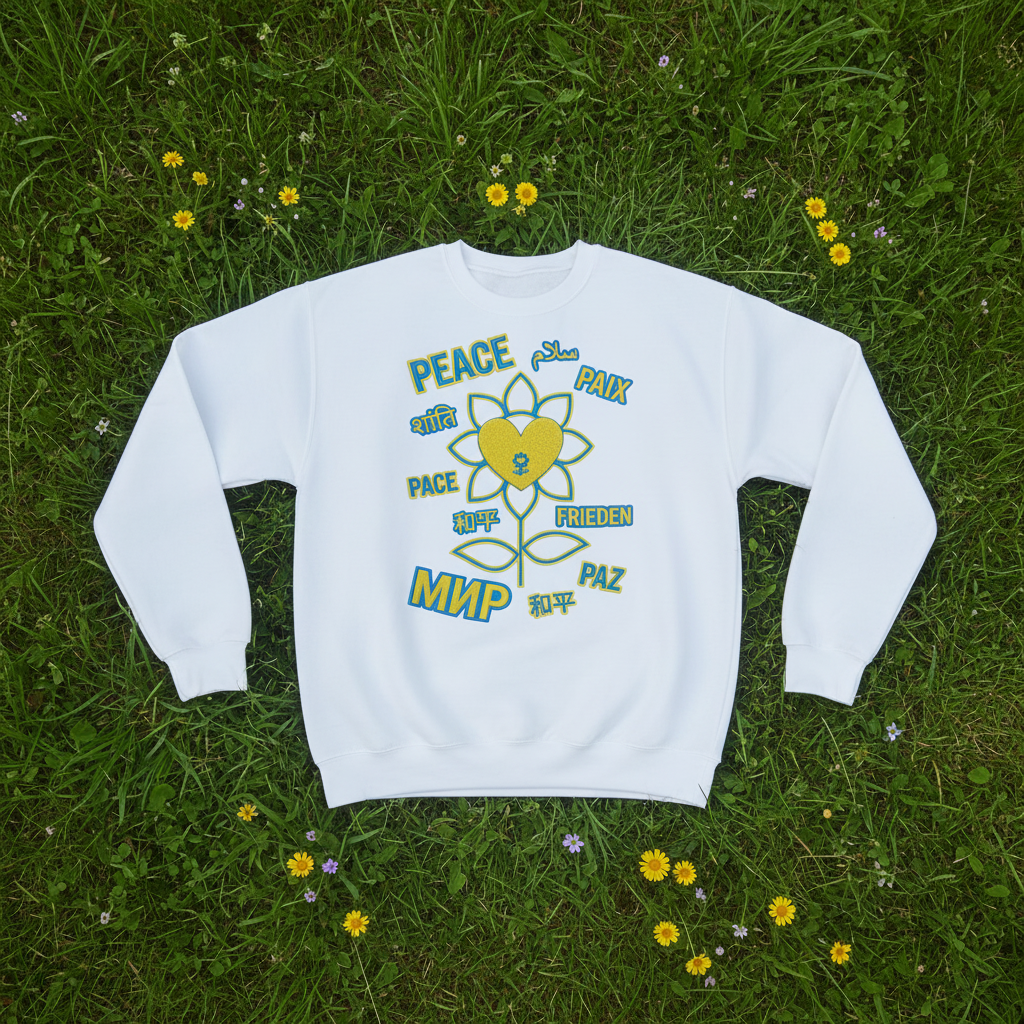 FlowerPeace Unisex Premium Sweatshirt UA - Alivwood