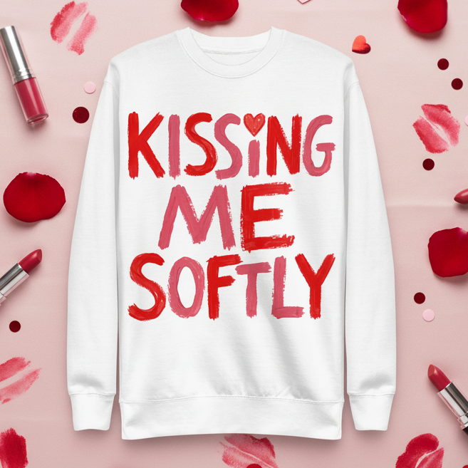 Kissing me Softly Unisex Premium Sweatshirt