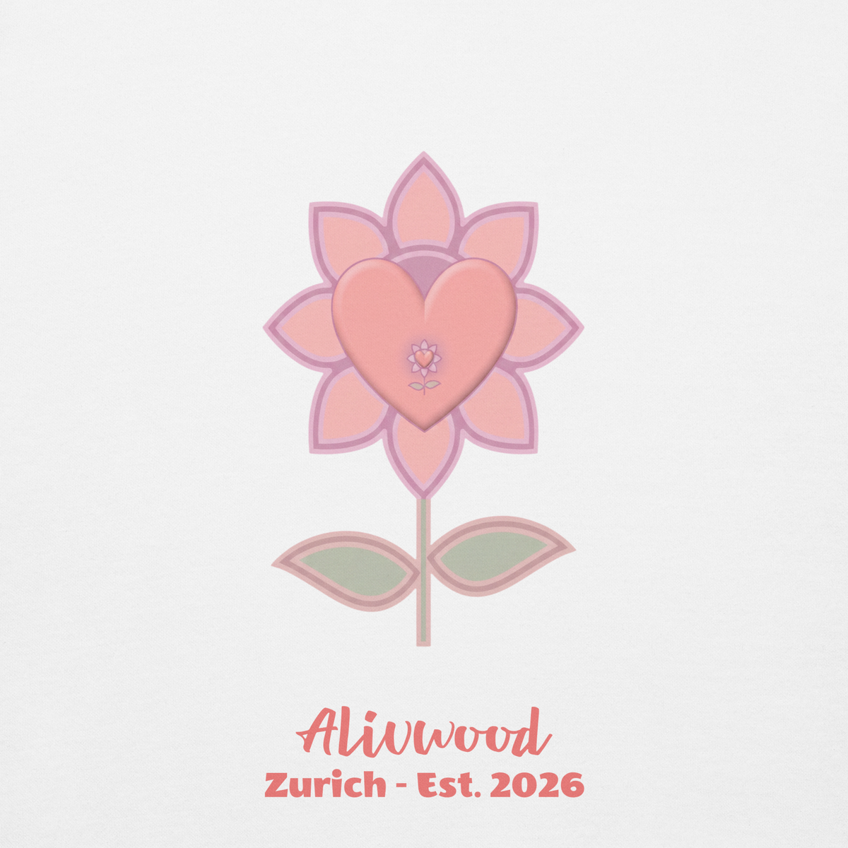 Alivwood Pink Unisex Premium Sweatshirt - Alivwood