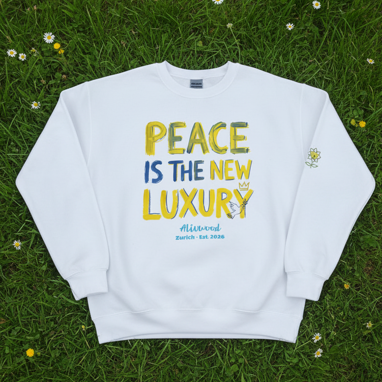 Peace is the new Luxury Unisex Premium Sweatshirt - Alivwood