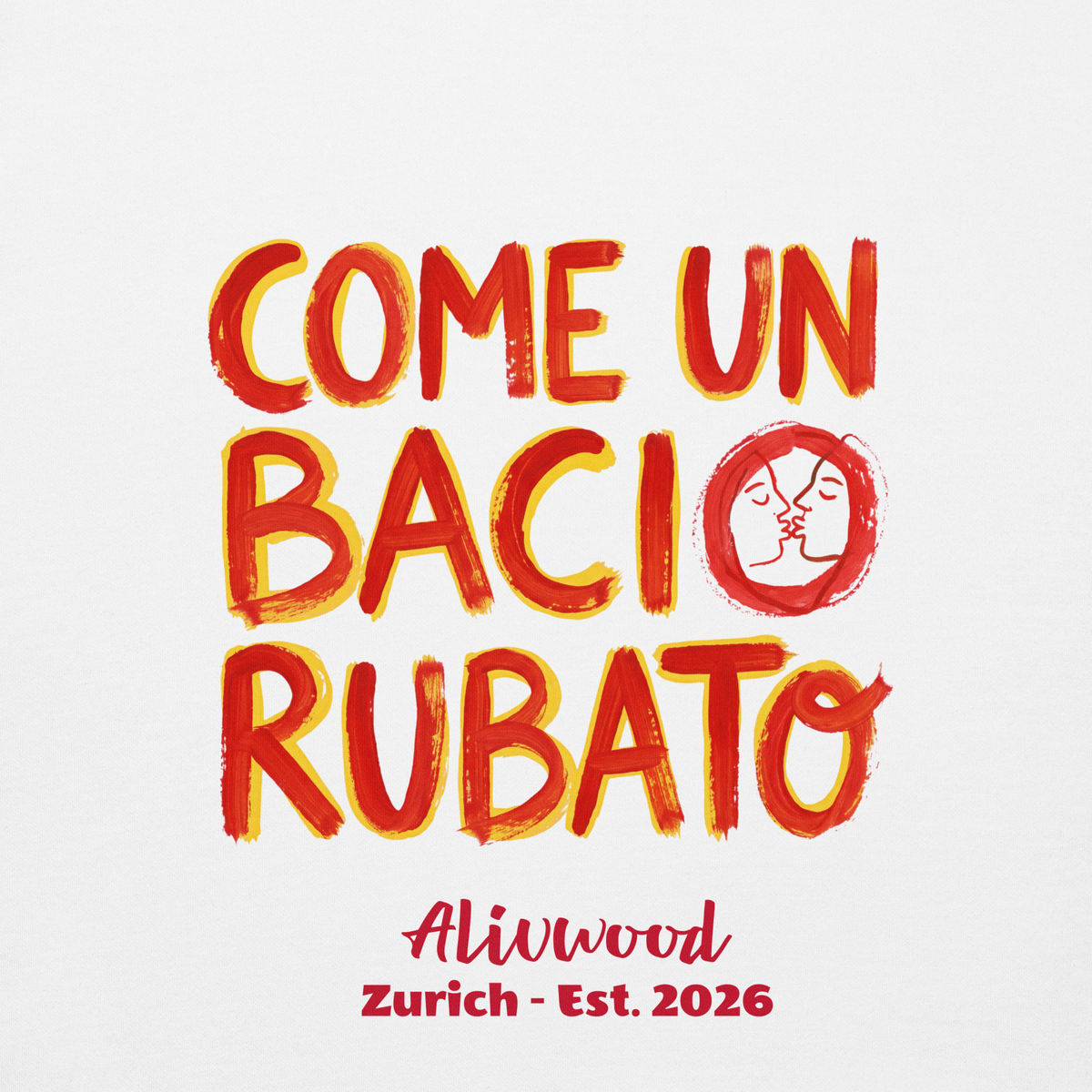 Come un bacio rubato Unisex Premium Sweatshirt - Alivwood