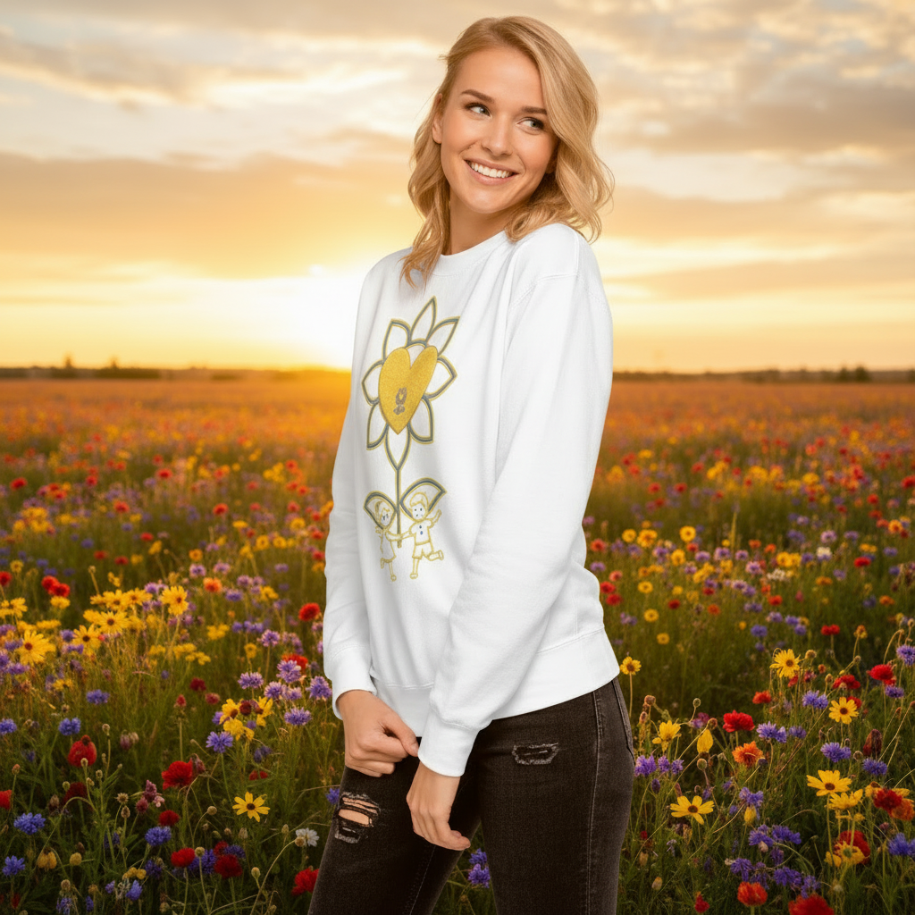 FlowerWithKids Unisex Premium Sweatshirt UA
