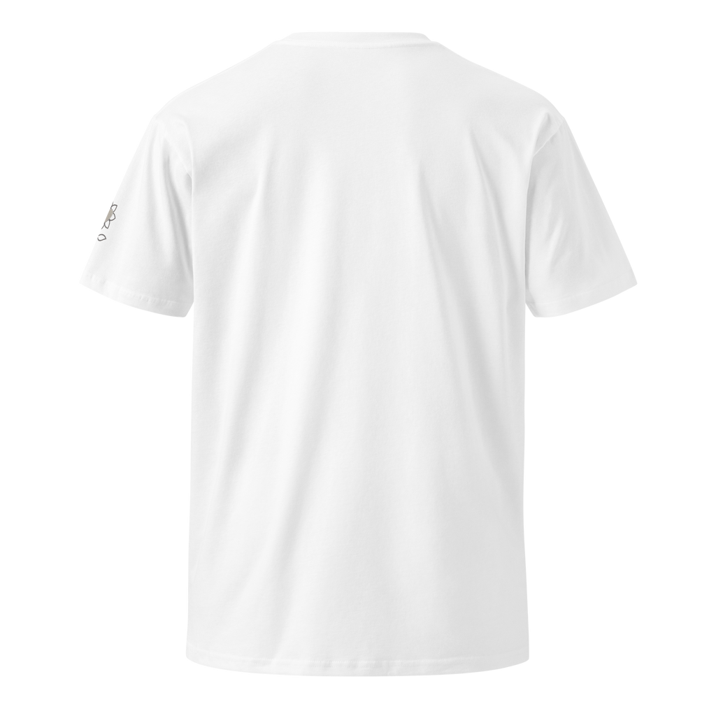Cute Aquarius Need Space white Unisex premium t-shirt - Alivwood