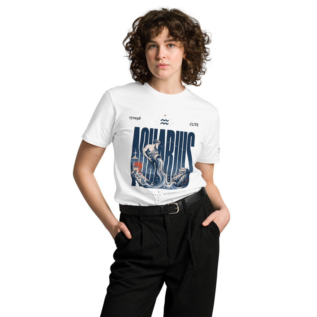 Aquarius poster Unisex premium t-shirt - Alivwood