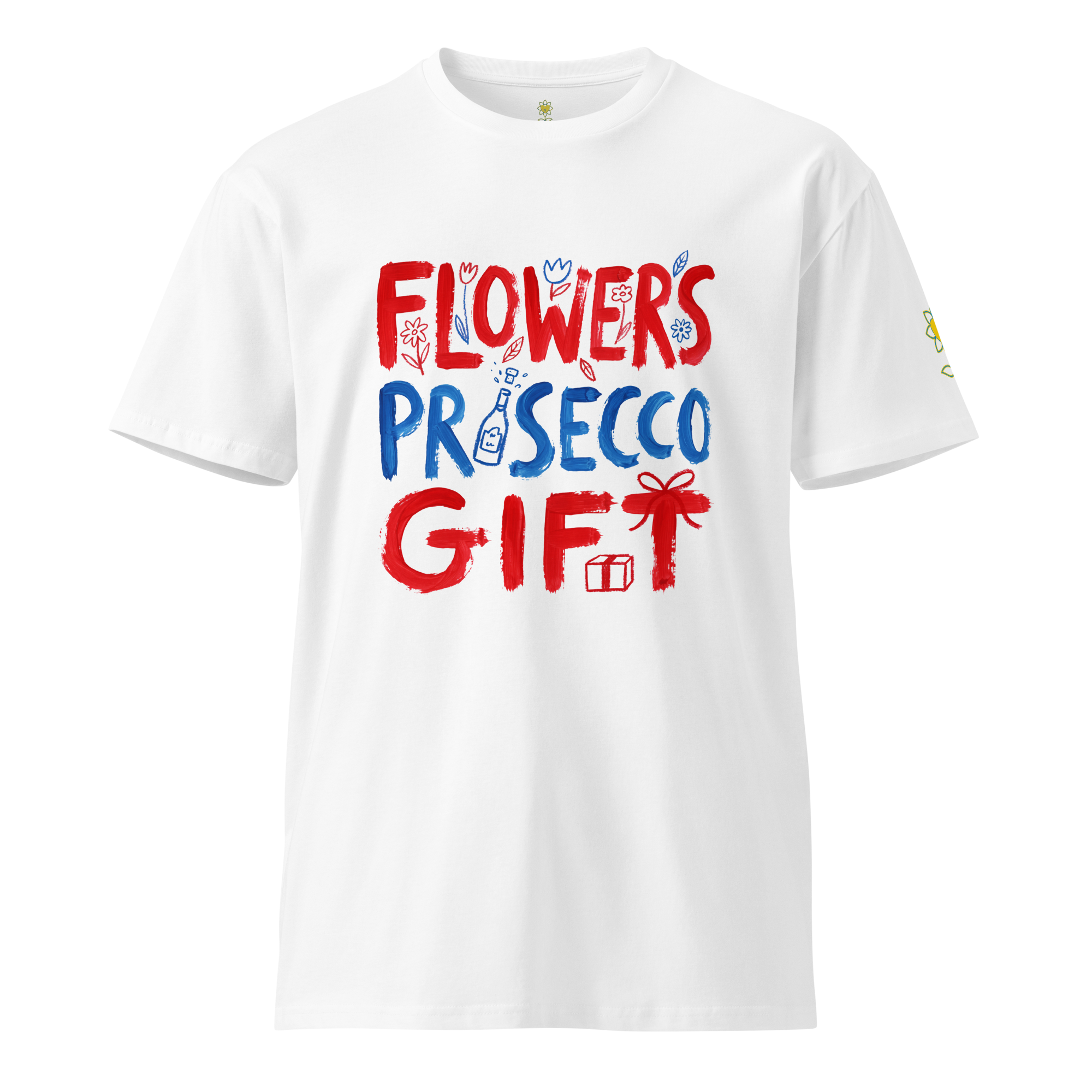 Flower+Prosecco+Gifts Unisex premium t-shirt - Alivwood