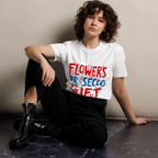 Flower+Prosecco+Gifts Unisex premium t-shirt - Alivwood